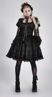 PUNK RAVE SHOP LT-007 Top gothic lolita avec manches amovibles en dentelle, gothic lgant aristocrate, Pun
