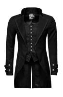 Black jacket with integrated ...