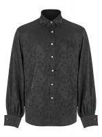 Baroque black shirt and red...