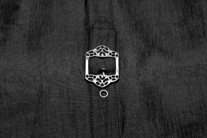 PUNK RAVE SHOP Y-1191BK WY-1191MJM Black elegent aristocrat jacket, buttons and embroidery, Punk Rave